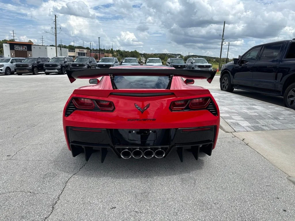 Used 2015 Torch Red Chevrolet Stingray Z51 image 4