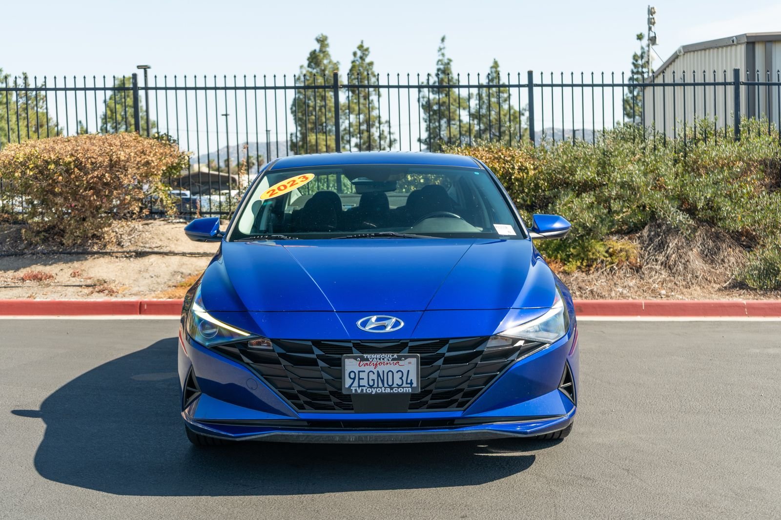Used 2023 Intense Blue Hyundai SEL image 2