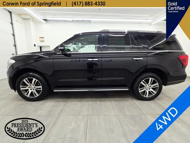 Used 2023 Agate Black Metallic Ford Limited image 2