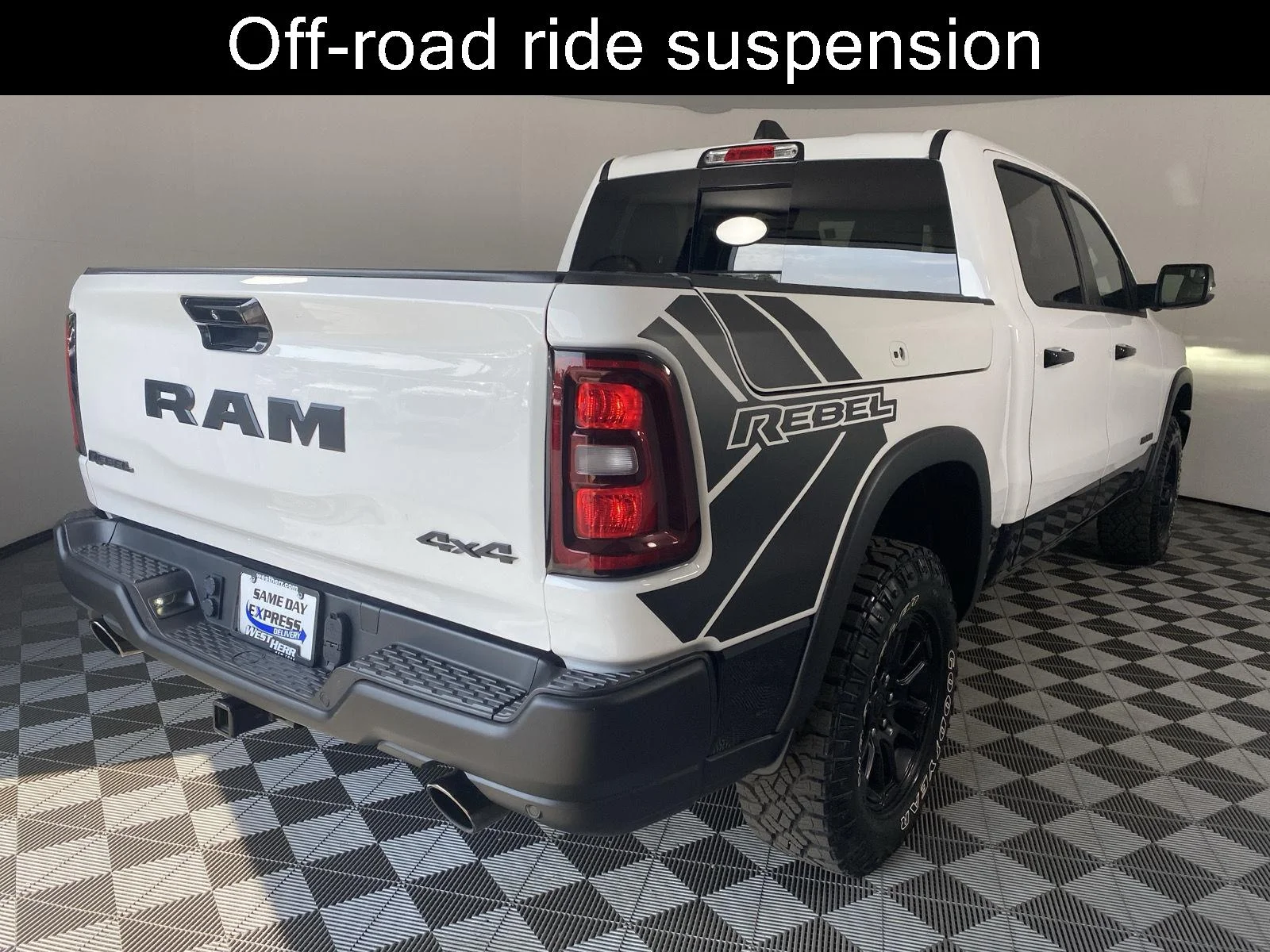 Used 2025 Bright White Clearcoat Ram Rebel image 7