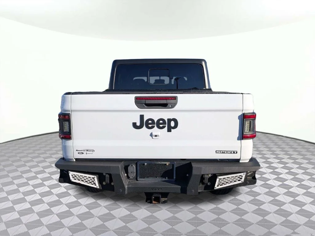 Certified Used 2021 Bright White Clearcoat Jeep Sport image 4