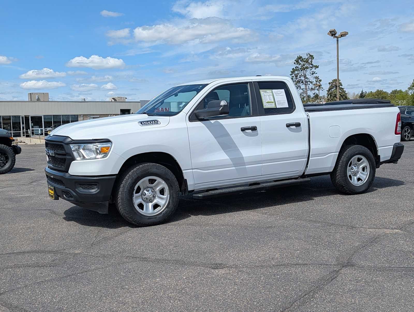 Used 2022 Bright White Clearcoat Ram Tradesman image 3
