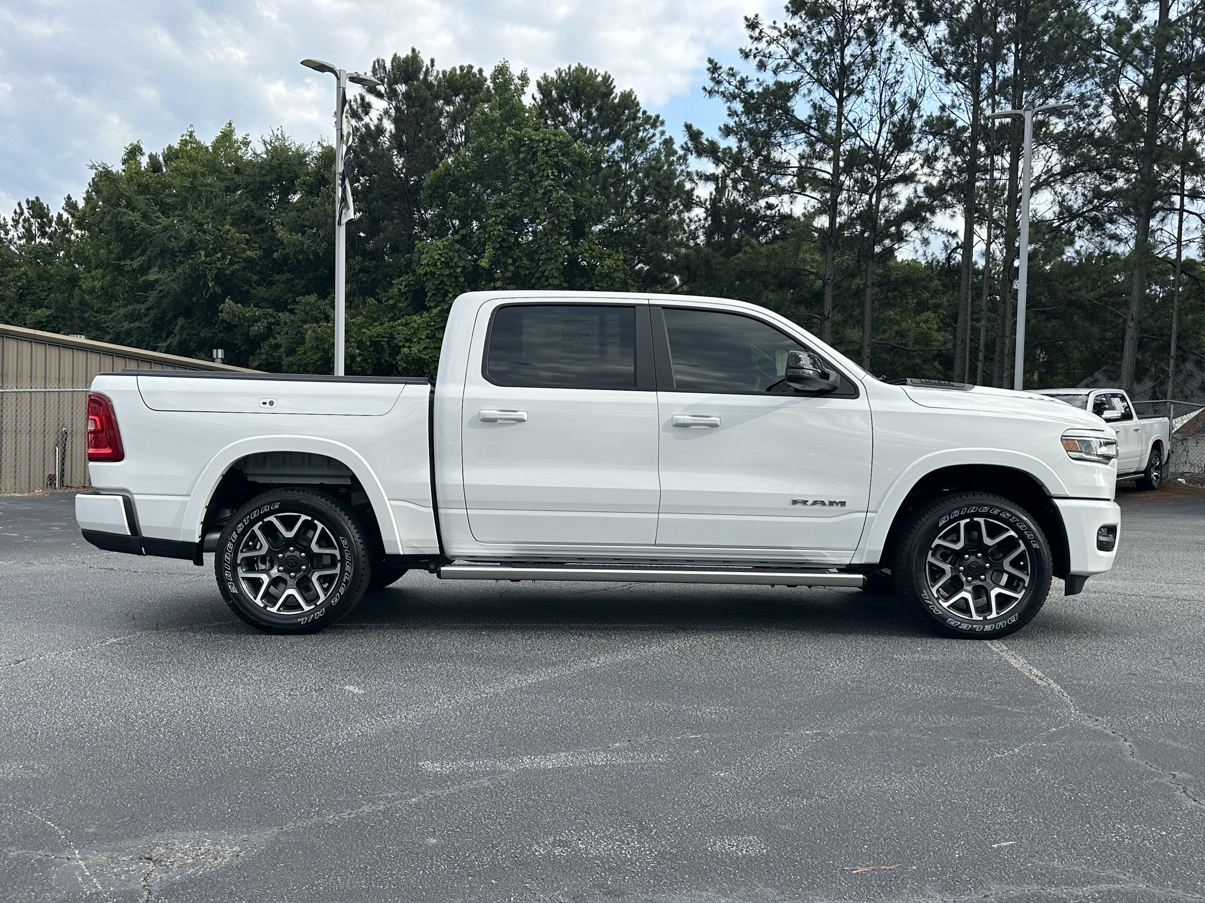 New 2026 Bright White Clear-Coat Exterior Paint RAM Laramie image 9