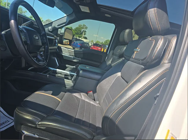 Used 2024 White Metallic Ford Platinum image 6