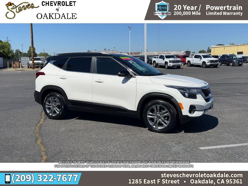 Used 2021 Kia Seltos S with VIN KNDEU2AA3M7075950 for sale in Oakdale, CA