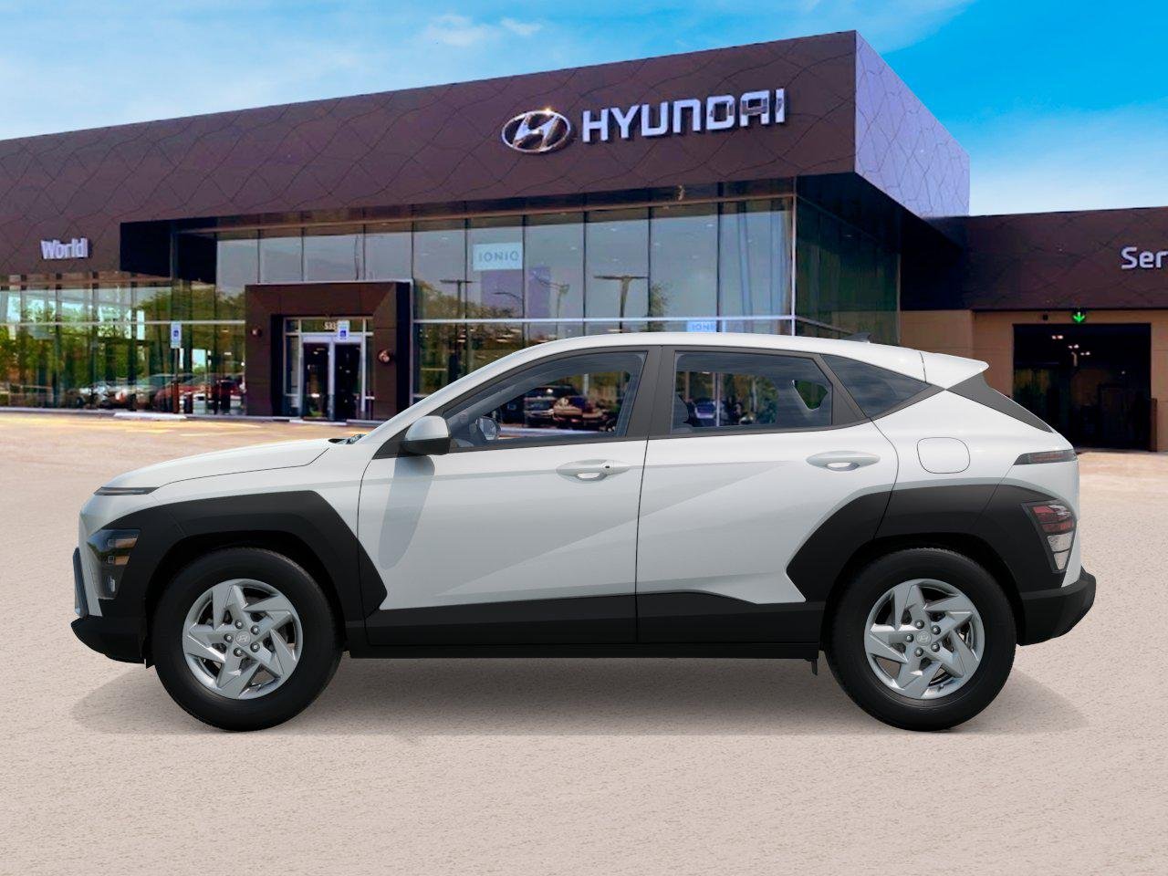 New 2026 Atlas White Hyundai SE FWD image 3