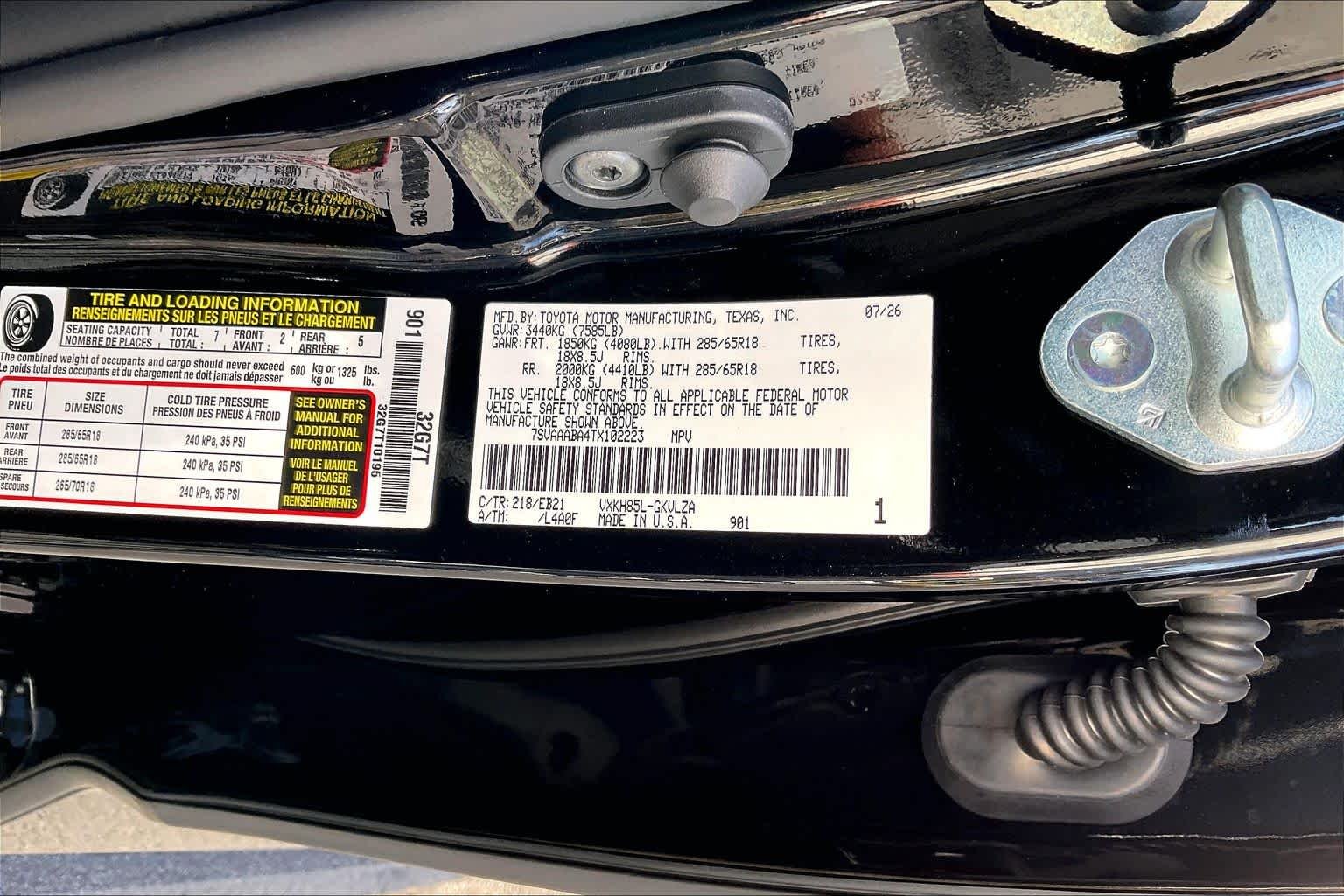 New 2026 Midnight Black Metallic Toyota TRD Pro image 21