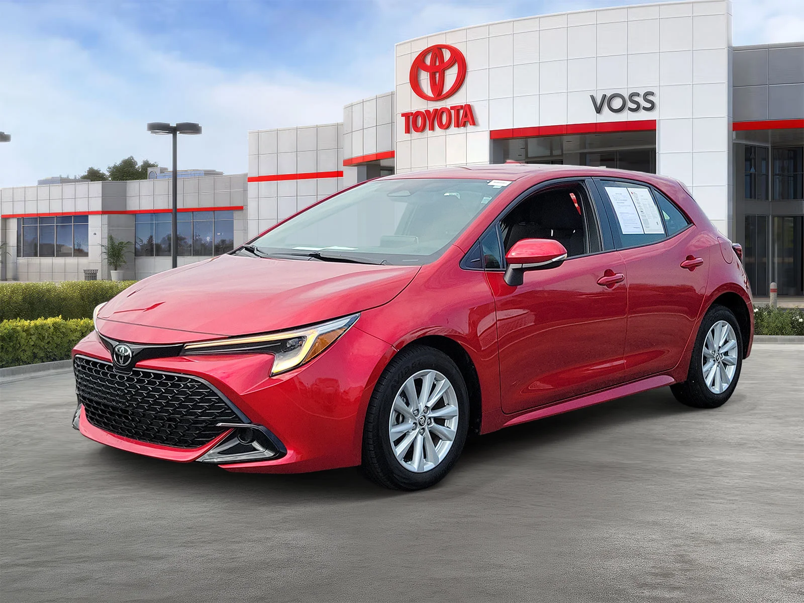 Certified Used 2025 RED Toyota SE image 2