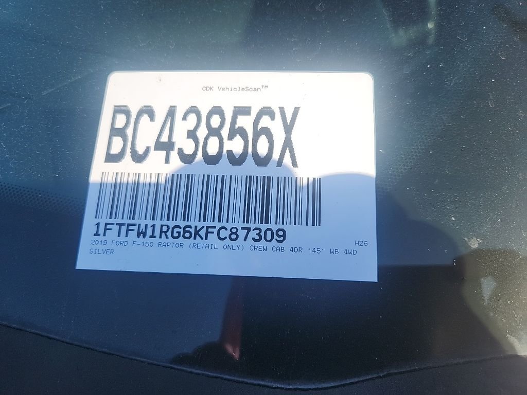 Used 2019 Ingot Silver Ford Raptor image 5