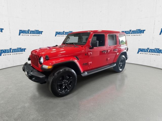 Certified Used 2021 Firecracker Red Clearcoat Jeep Unlimited Sahara Altitude image 9