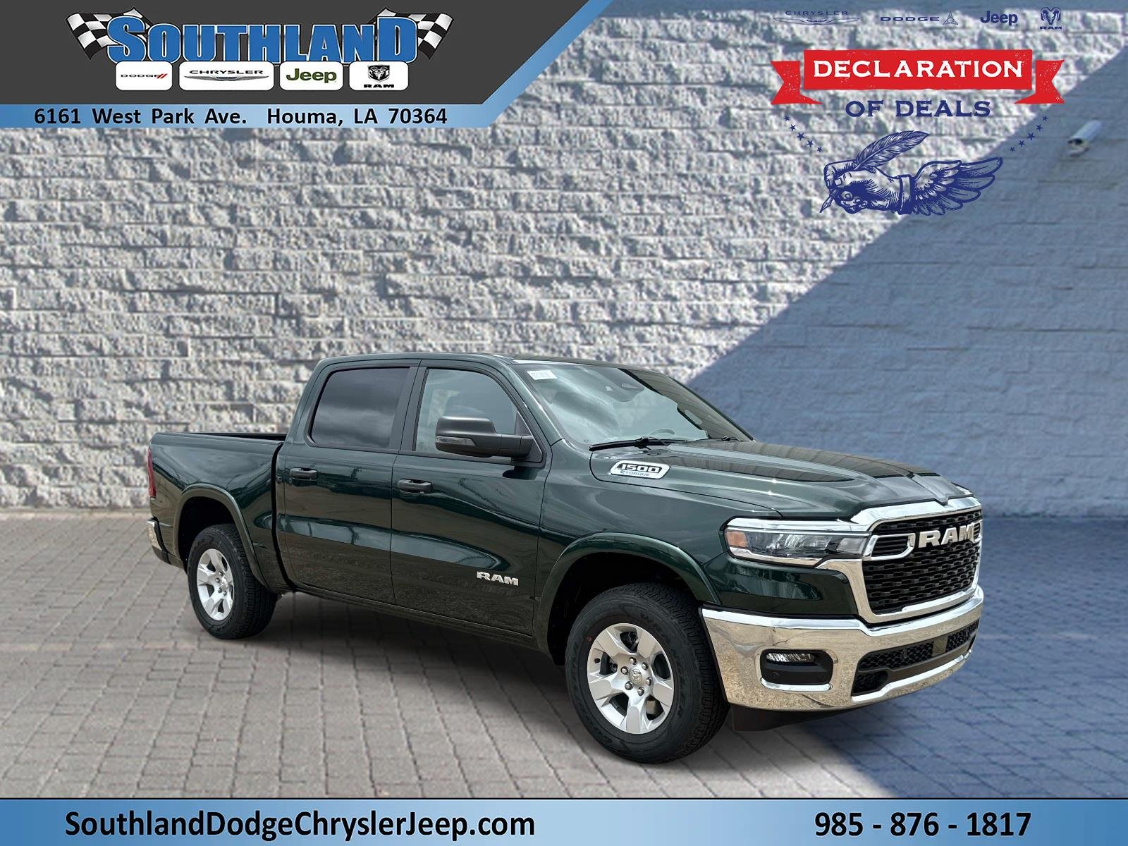 New 2026 Serrano-Green Metallic Exterior Paint RAM Big Horn image 1