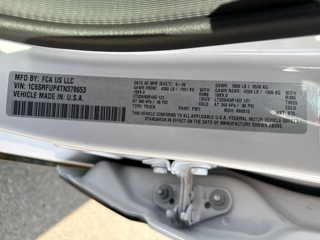New 2026 Bright White Clear-Coat Exterior Paint RAM RHO image 16