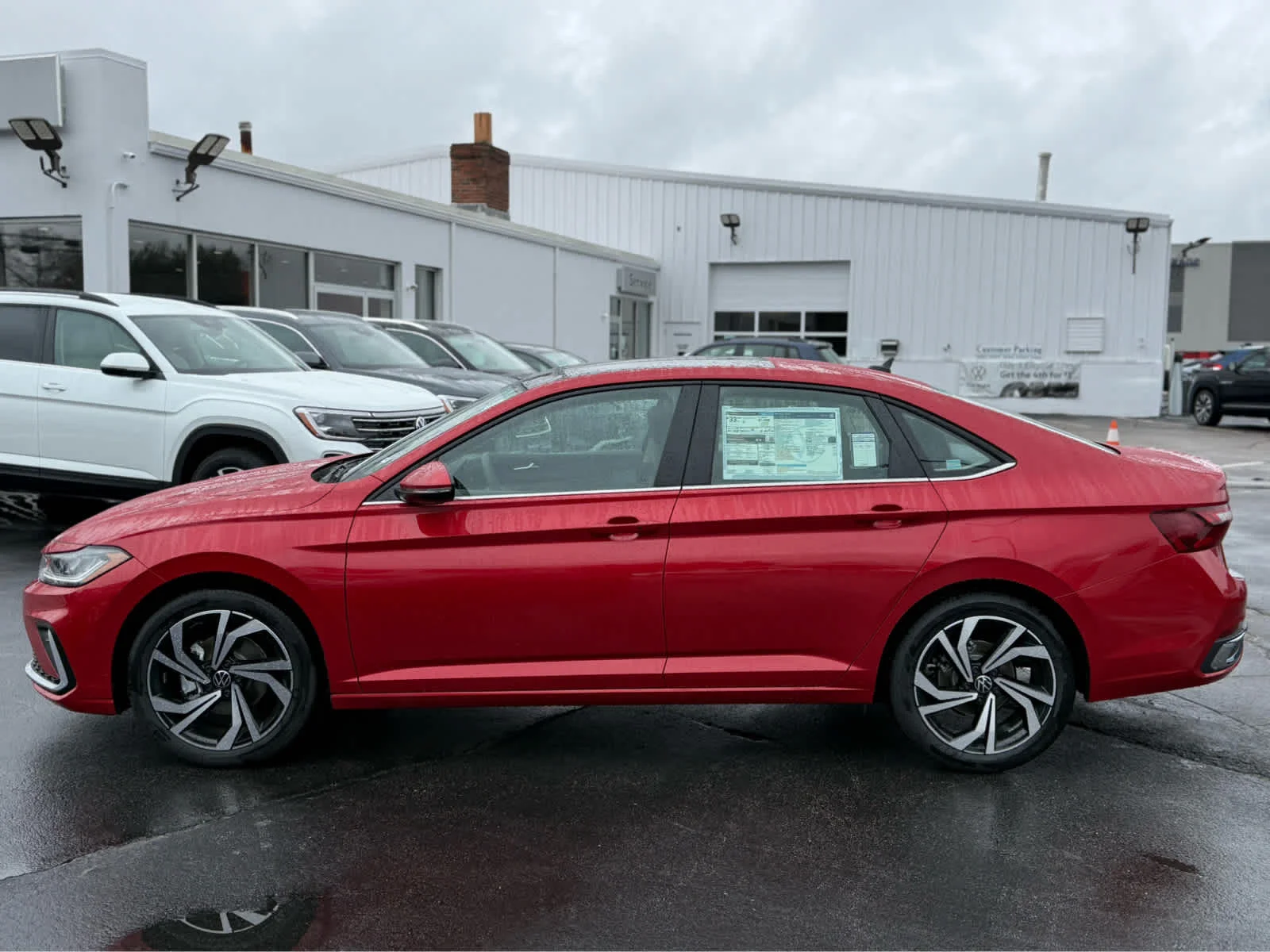 New 2026 Kings Red Metallic Volkswagen SEL image 4