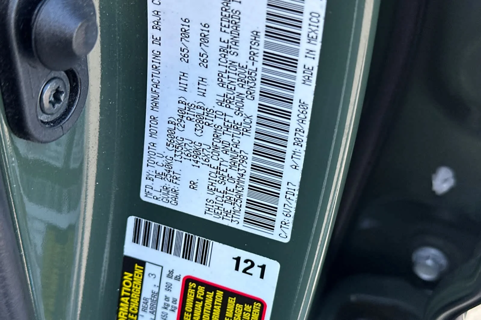 Used 2021 Army Green Toyota TRD Off Road image 33