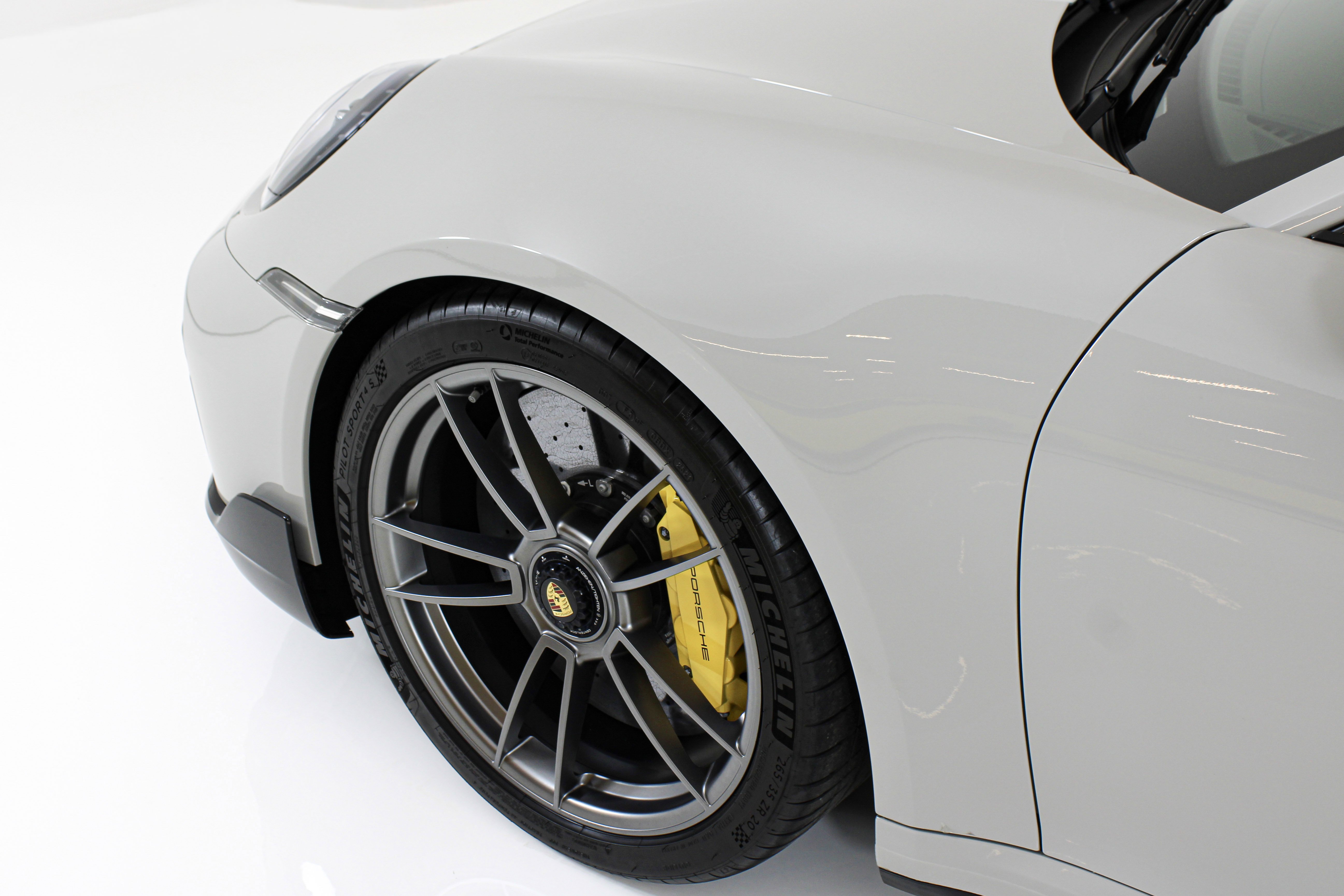 Used 2022 Chalk Porsche Turbo S Coupe image 12