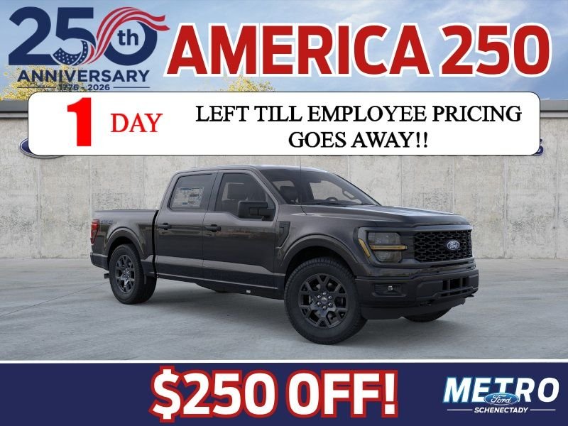 New 2026 Agate Black Metallic Ford STX image 1