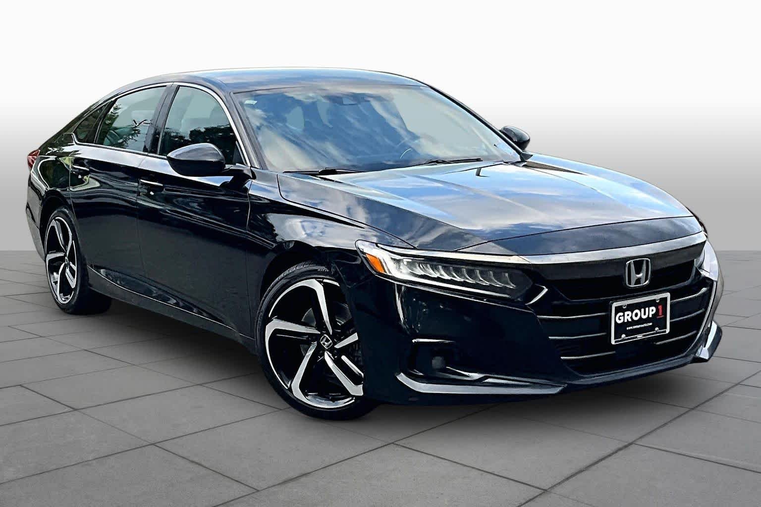 Used 2022 Crystal Black Pearl Honda Sport image 3