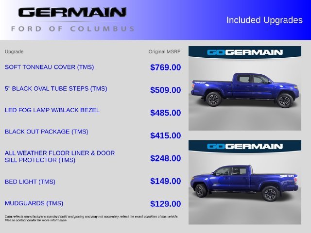 Used 2022 Blue Crush Metallic Toyota TRD Sport image 39