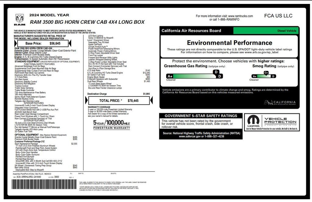 Certified Used 2024 Gray Ram Big Horn image 3