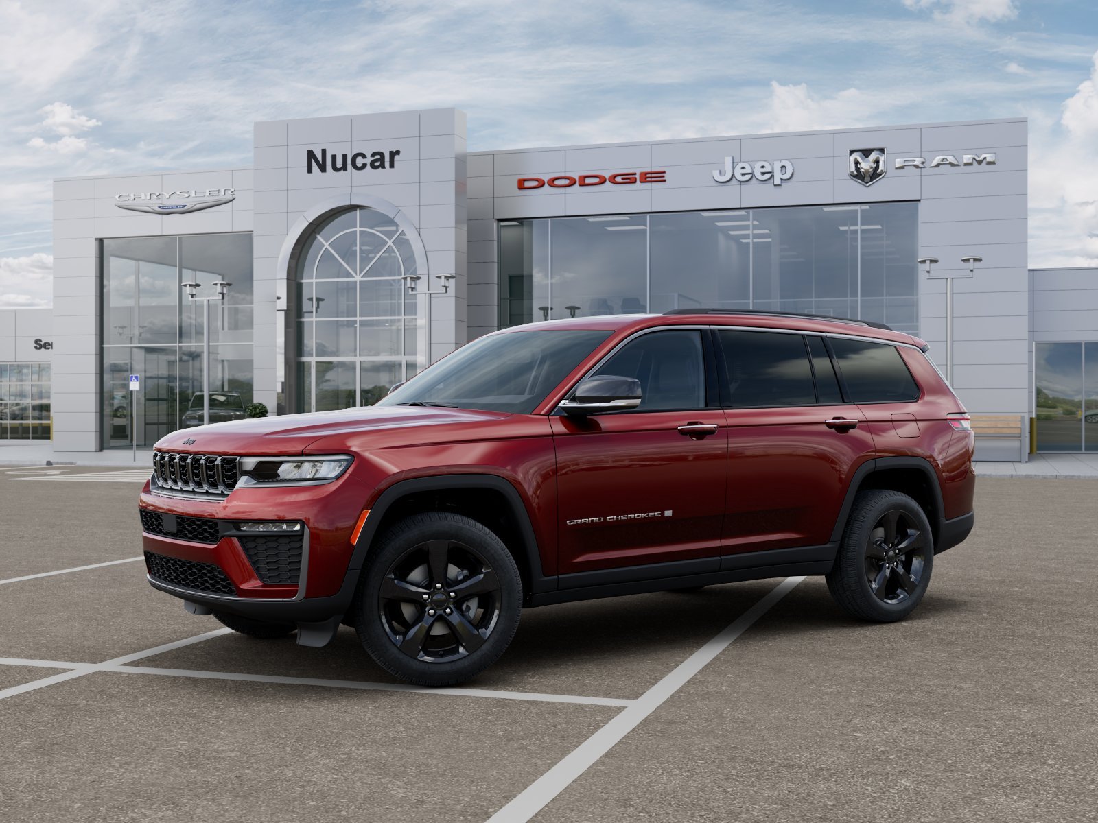 New 2026 Velvet Red Pearl-Coat Exterior Paint Jeep Limited image 3