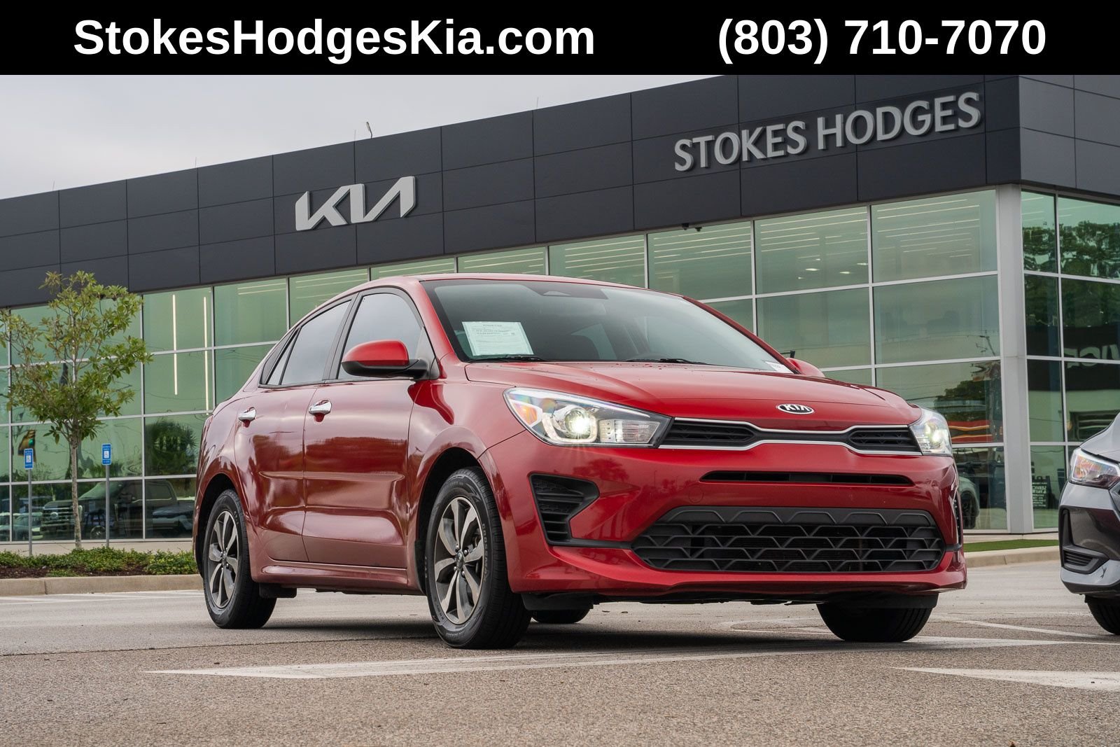 Used 2023 Red Kia S image 1