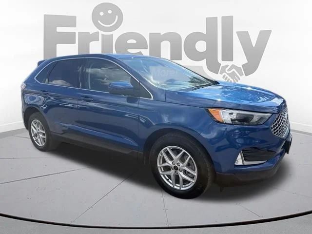 Used 2024 Atlas Blue Metallic Ford SEL image 10