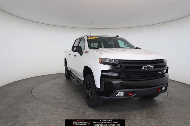 Used 2021 White Chevrolet LT Trail Boss image 1