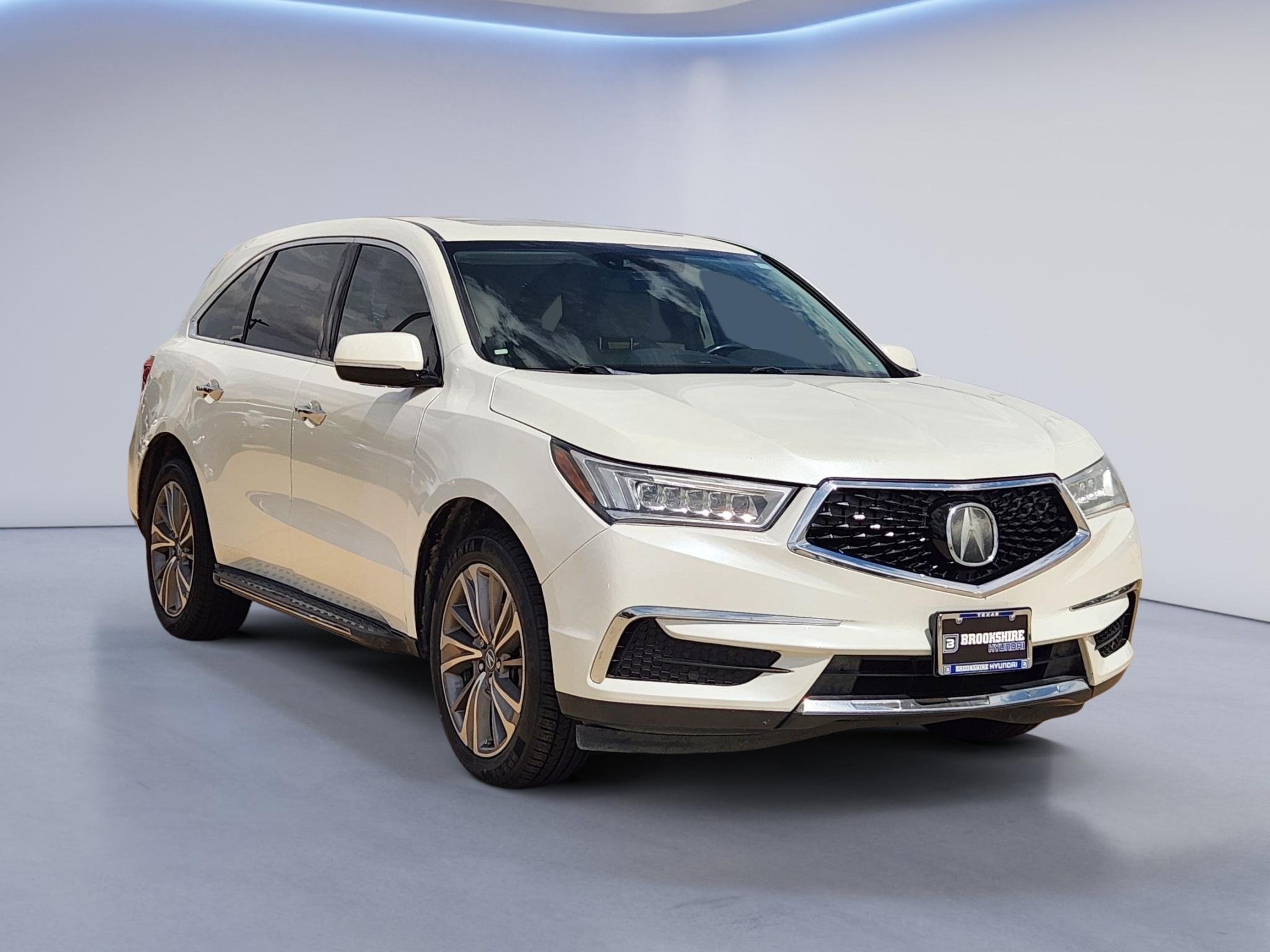 Used 2017 White Diamond Pearl Acura w/Technology Pkg image 3