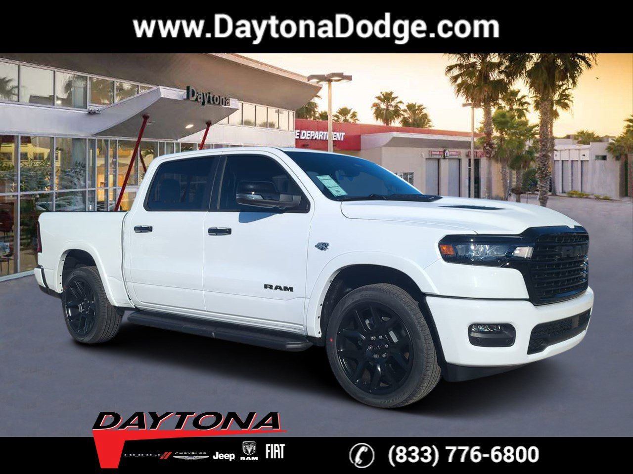 New 2026 Bright White Clearcoat RAM Laramie image 1