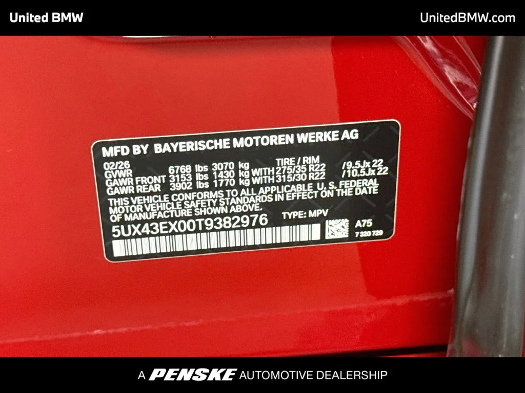 New 2026 Melbourne Red Metallic BMW M60i image 22