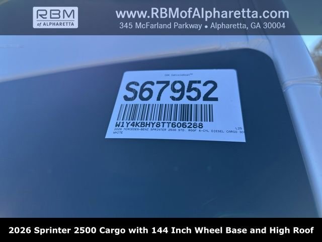 New 2026 Arctic White Mercedes-Benz Cargo 144 WB image 36