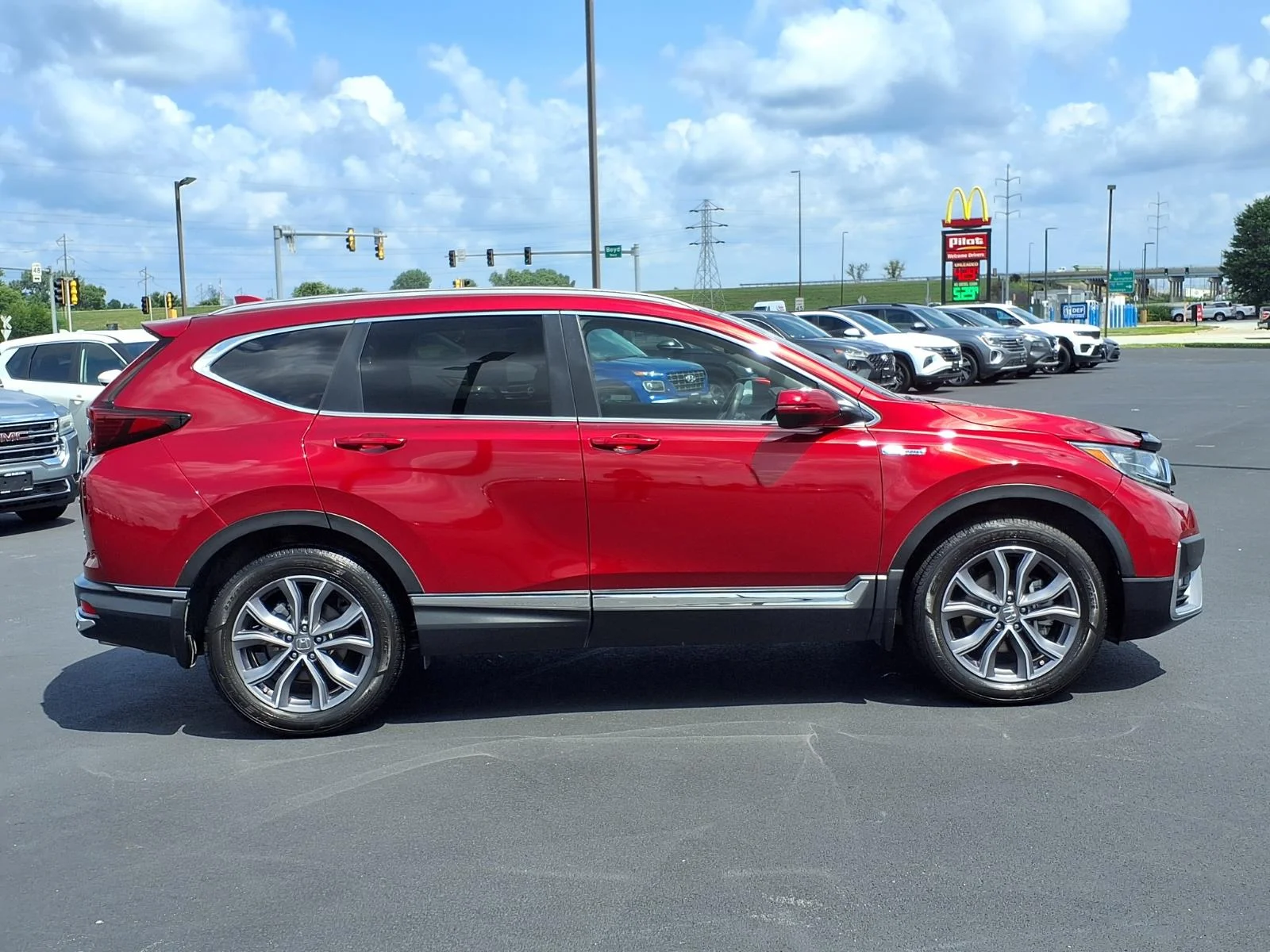 Used 2021 Radiant Red Metallic Honda Touring image 16
