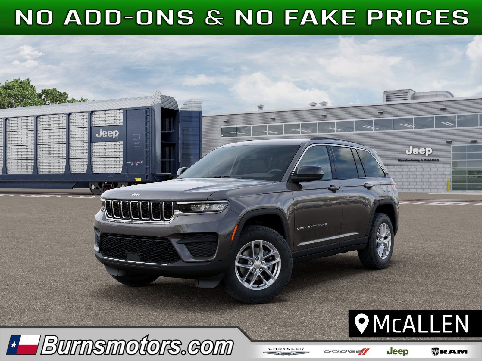 New 2026 Baltic Gray Metallic Clear-Coat Exterior Paint Jeep Laredo image 1