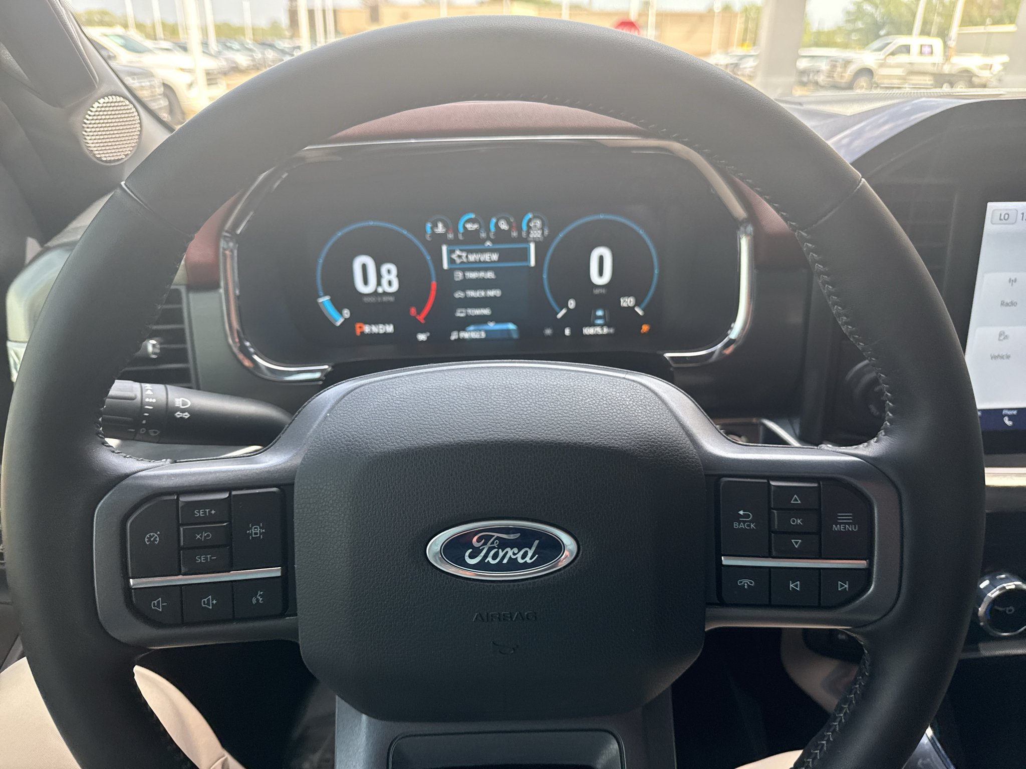 Used 2023 Agate Black Metallic Ford LARIAT image 16