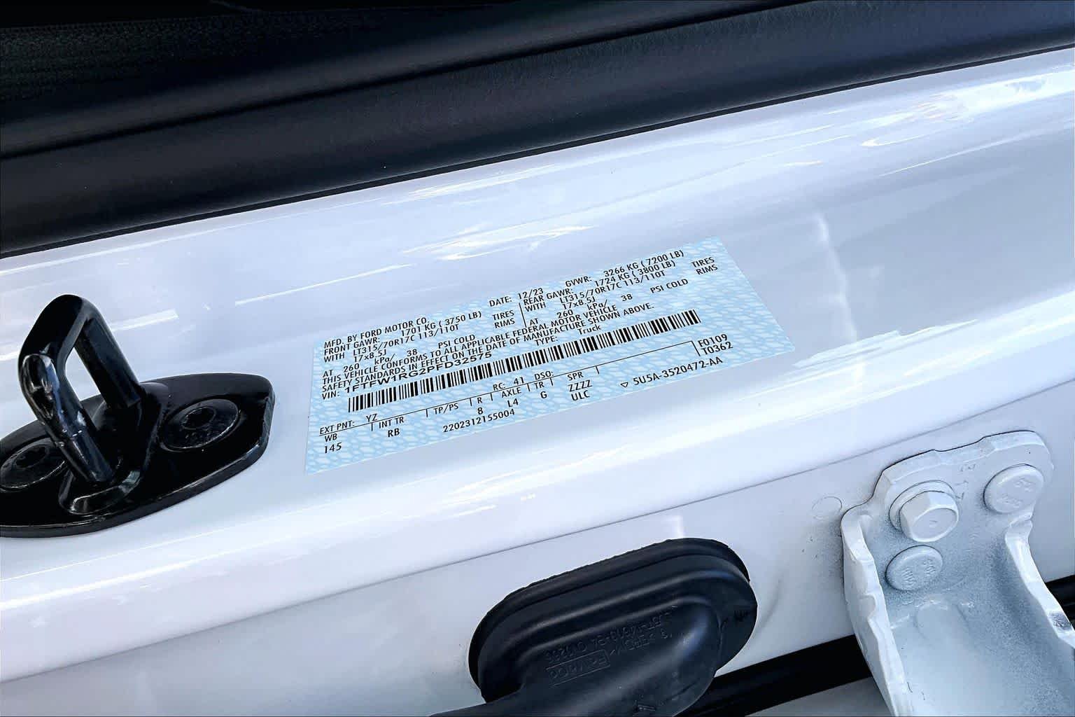 Used 2023 Oxford White Ford Raptor image 35