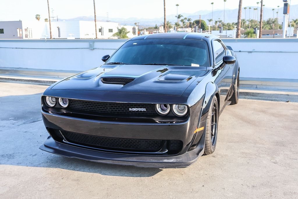 Used 2023 Pitch Black Clearcoat Dodge R/T Scat Pack Widebody image 4