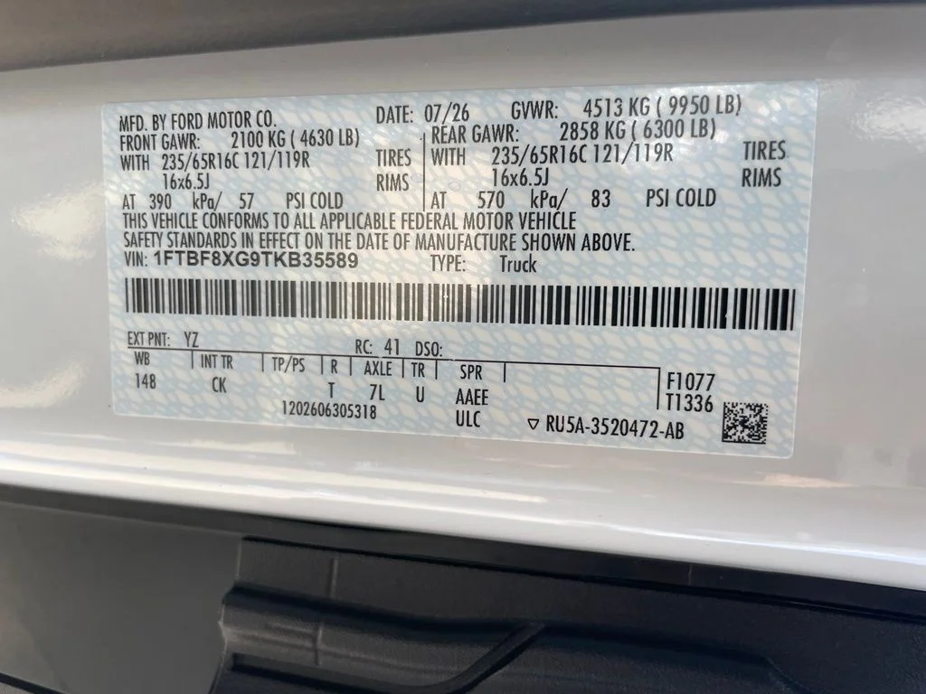 New 2026 Oxford White Ford Cargo Van image 37