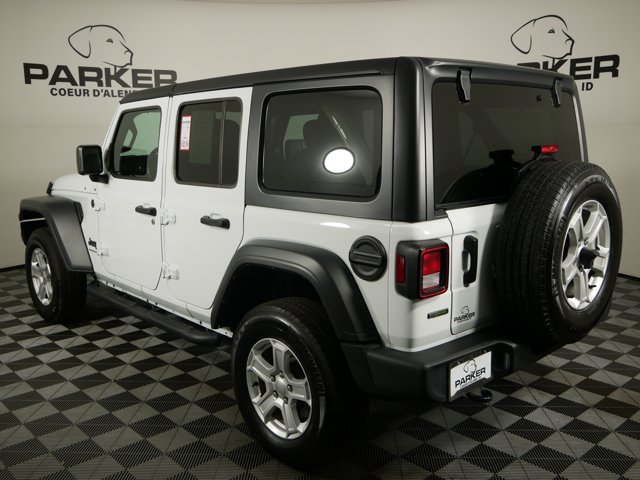 Used 2023 Bright White Clearcoat Jeep Sport S w/ Convenience Pkg & Weather Pkg image 7