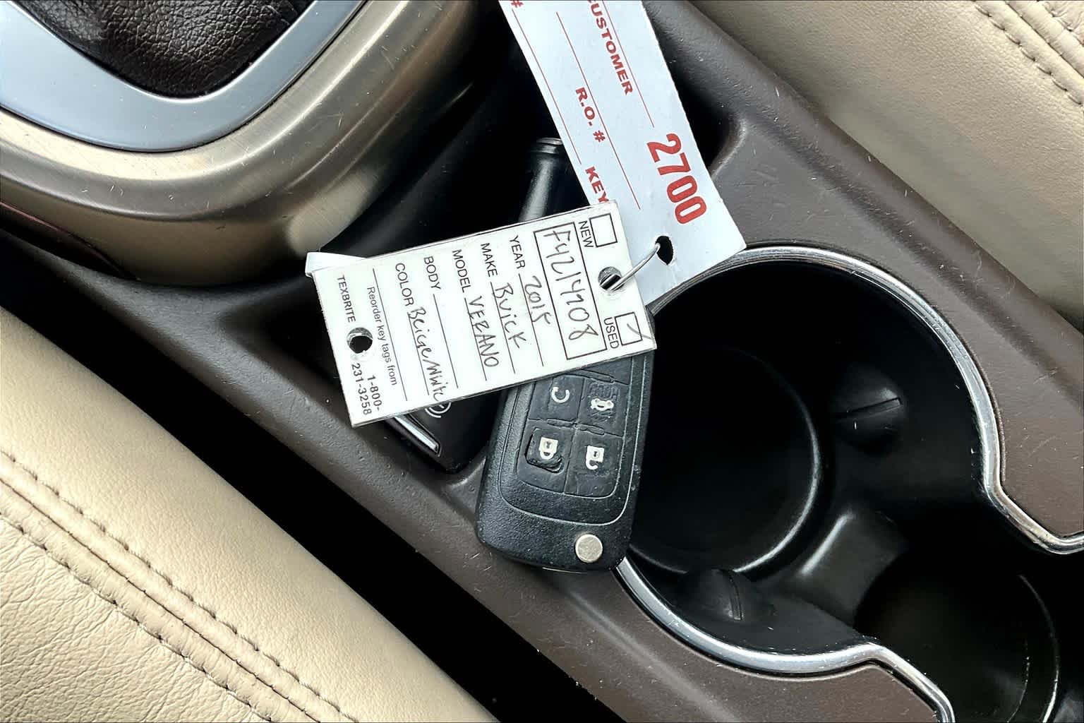 Used 2015 White Diamond Tricoat Buick Leather Group image 14