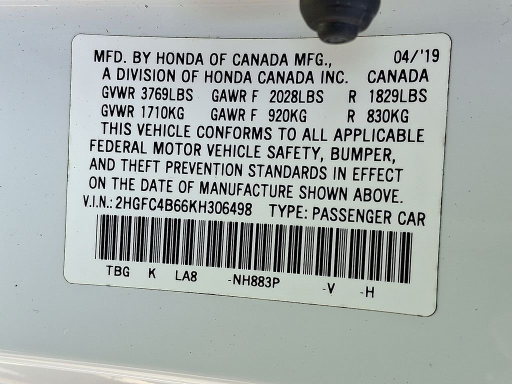Used 2019  Honda LX image 27