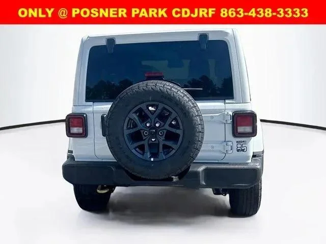 New 2026 Bright White Clear-Coat Exterior Paint Jeep 85th Anniversary image 6