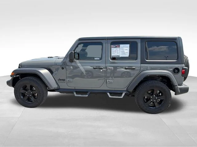 Used 2021 Gray Jeep Unlimited Sport Altitude image 4