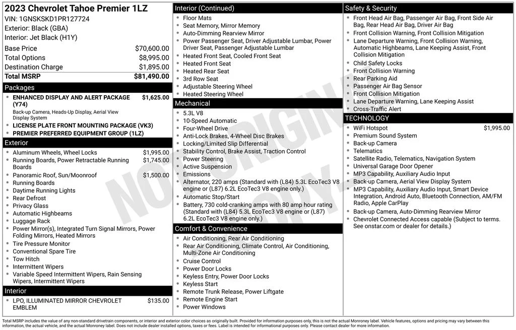 Used 2023 Black Chevrolet Premier image 37