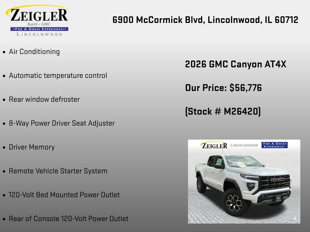 New 2026 Summit White GMC AT4X image 12