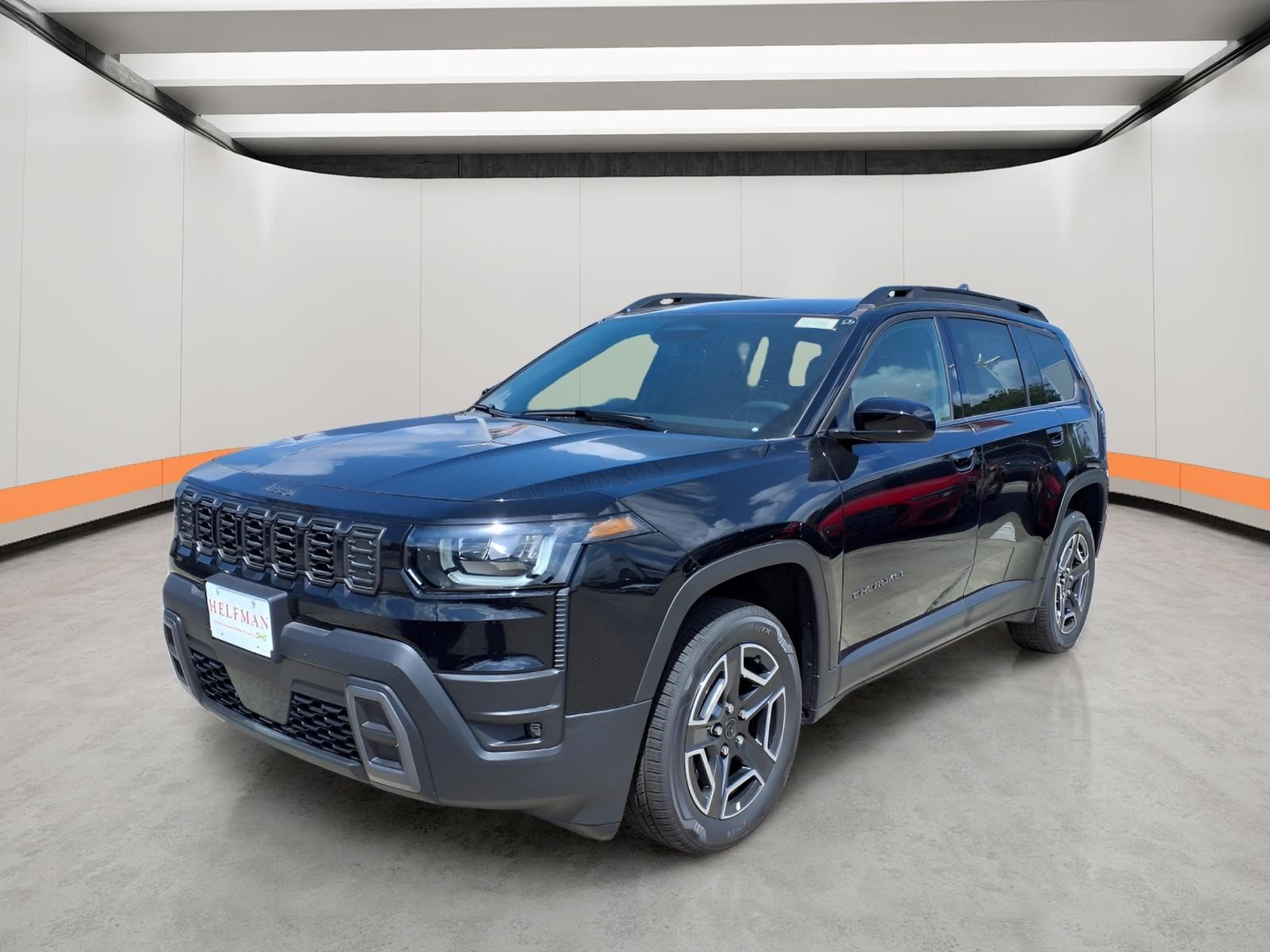 New 2026 Diamond Black Crystal Pearl-Coat Exterior Paint Jeep Laredo image 3