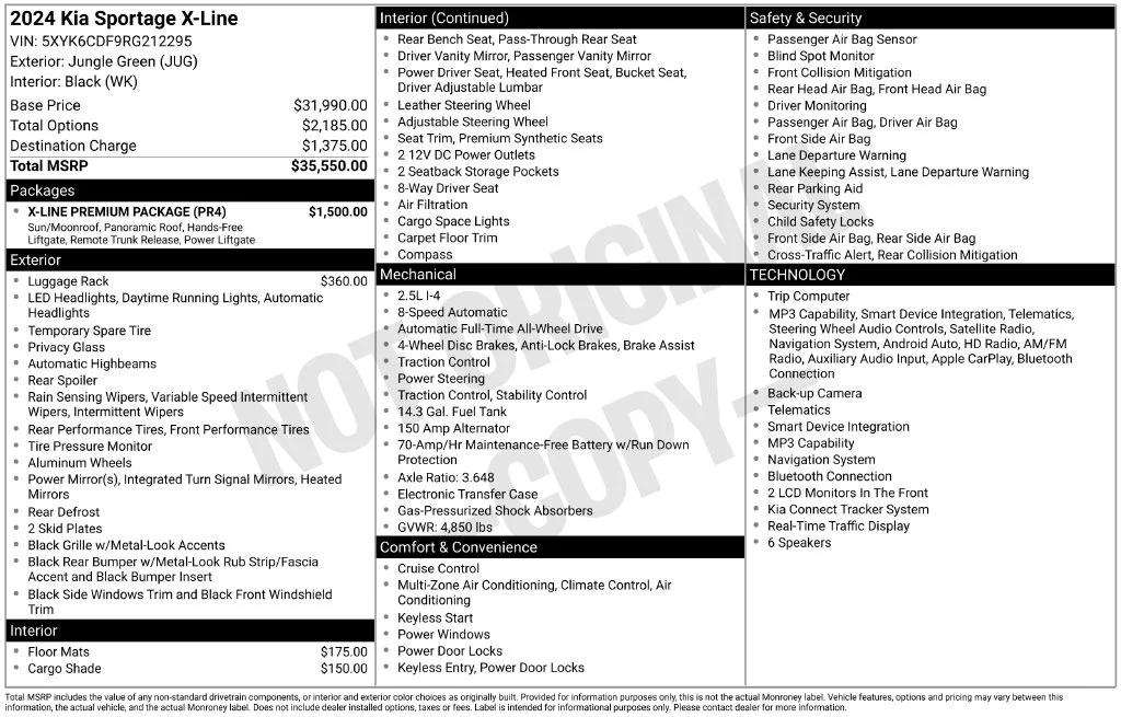 Used 2024 Green Kia X-Line image 11