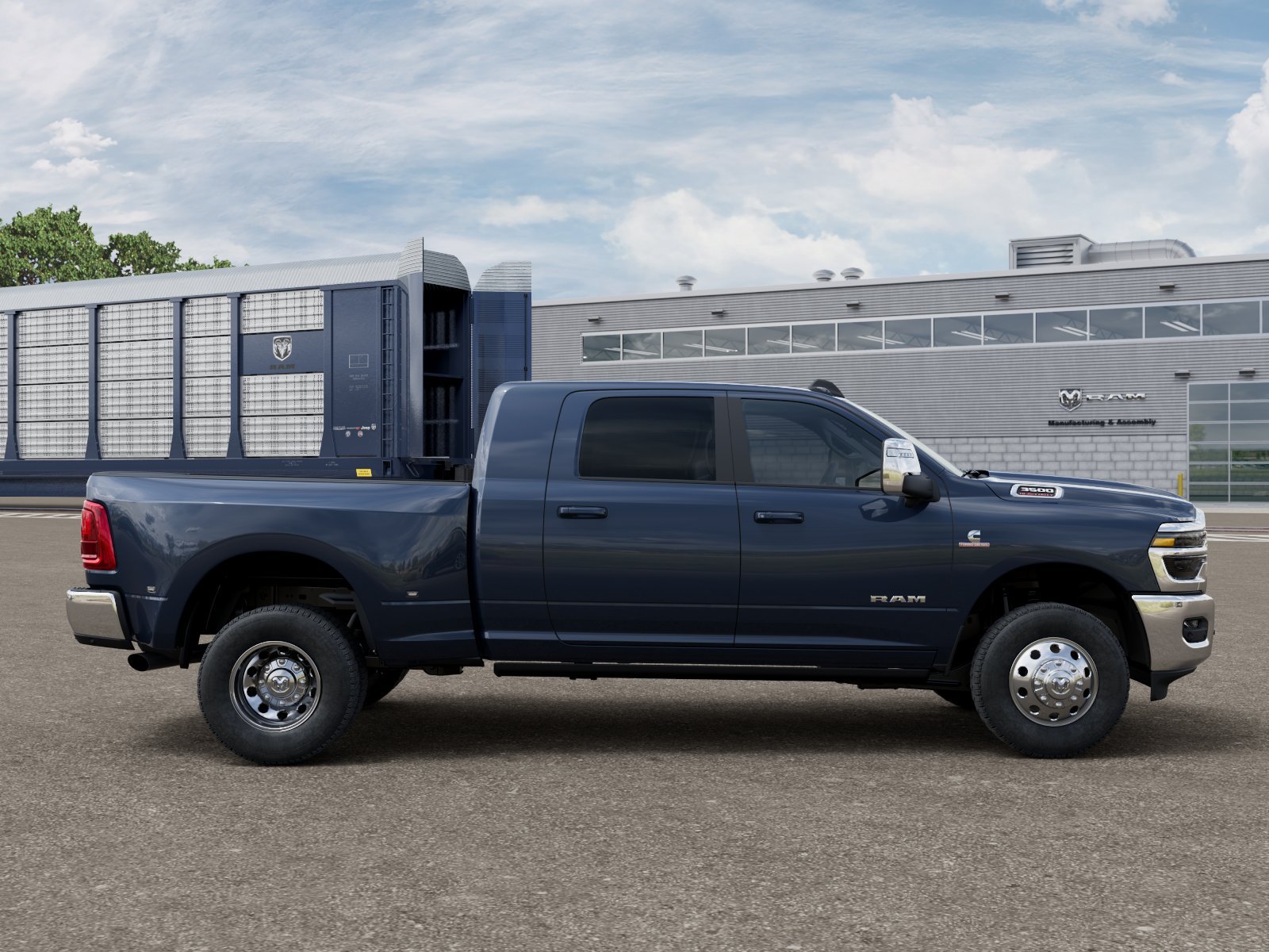 New 2026 Forged Blue Metallic Exterior Paint RAM Laramie image 12