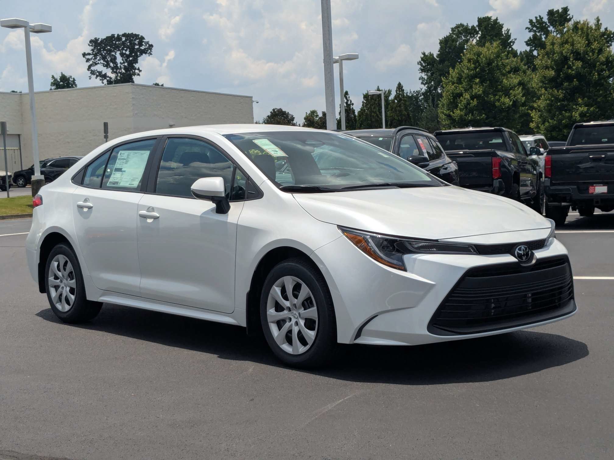 New 2026 Wind Chill Pearl Toyota LE image 2