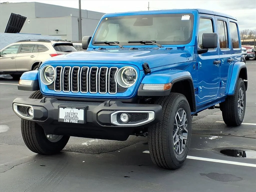 New 2026 Hydro Blue Pearl-Coat Exterior Paint Jeep Sahara image 2