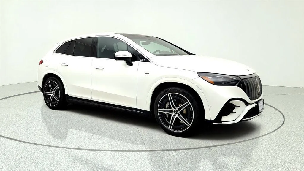 Used 2024 Polar White Mercedes-Benz AMG® EQE 4MATIC+ SUV image 3
